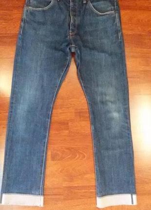 Джинсы g-star raw selvedge denim marc newson, fake turn up"1 фото