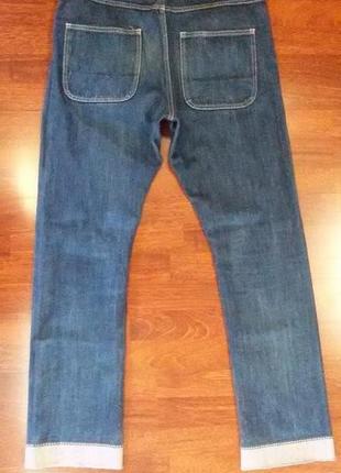 Джинсы g-star raw selvedge denim marc newson, fake turn up"2 фото