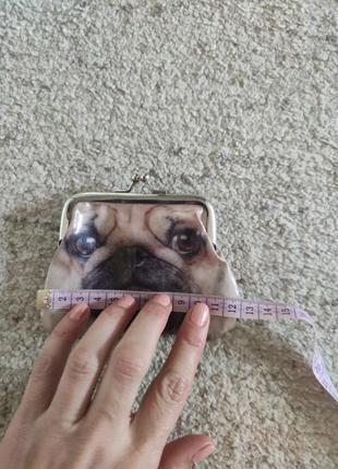 Кошелек мопс собака