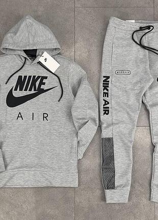 Мужской спортивный трикотажный костюм мужской осенний комплект nike air
