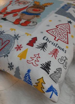 Праздничная новогодняя подушка