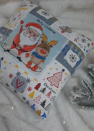 Праздничная новогодняя подушка