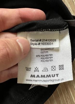 Мужской хлопковый лонгслив кофта с принтом mammut6 фото