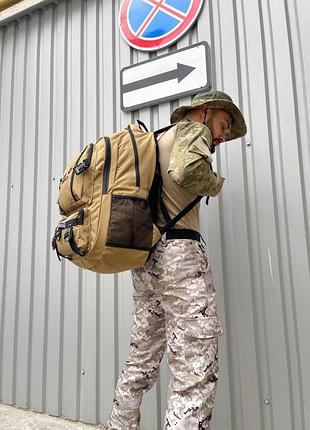 Чоловічий рюкзак jack wolfskin у гірчичному кольорі, стильний та зручний рюкзак на кожен день