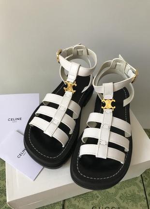 Босоніжки сандалії в стилі celine2 фото