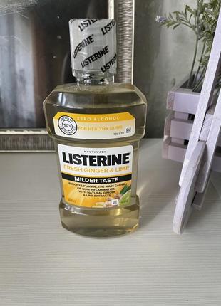 Listerine mondwater fresh ginger & lime 500 ml