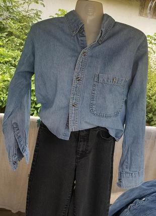 Сорочка джинсова