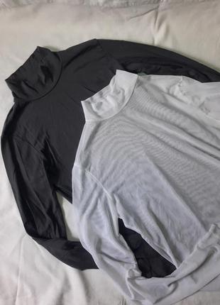 Тонкие гольфики базовые кофточки с рукавом под горло