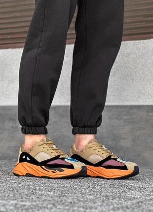 Стильные, яркие мужские кроссовки, резьбовоцветные, весенние-осенни,спортивные, для зала, логоловая обувь8 фото