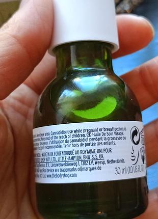 Восстанавливающее масло для лица cbd the body shop, 30 ml