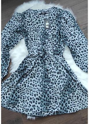 Сукня на запах, леопардове1 фото