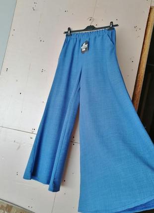 Неймовірно стильні круті спідниця-штани палаццо з натуральної тканини турецький виробник туреччина р2 фото