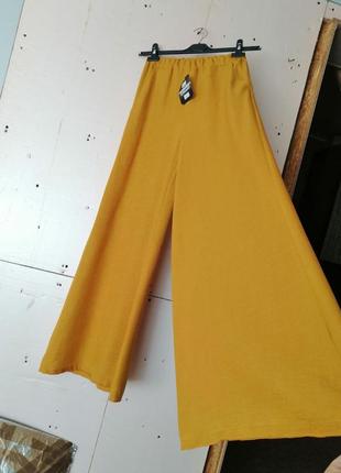 Неймовірно стильні круті спідниця-штани палаццо з натуральної тканини турецький виробник туреччина р4 фото