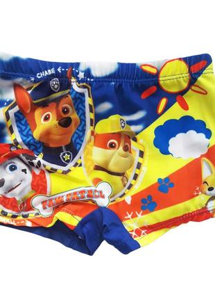 Яскраві дитячі плавки paw patrol sport line - №1548