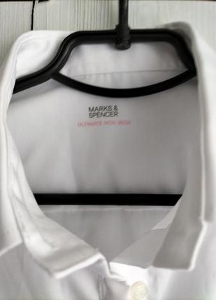 Новые белоснежные рубашки на девочку marks &amp; spenser, размер 13 лет (158 см2 фото