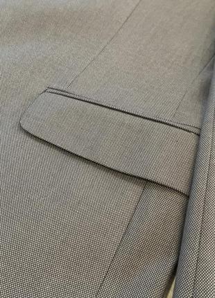 Новый мужской серый пиджак жакет блейзер от бренда topman (м)4 фото