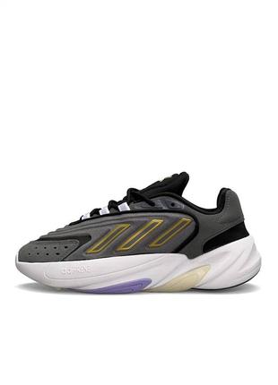 Женские кроссовки adidas ozelia dark grey gold w / адидас озелия темно серые золотые / 36-41