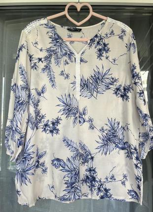 Легкая вискозная блузка бренда lc waikiki xl р.2 фото