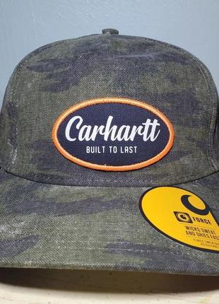 Бейсболка кепка мужская carhartt canvas camo built to last2 фото