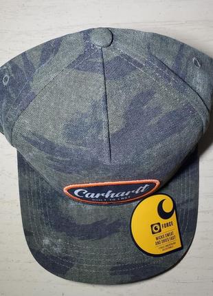 Бейсболка кепка мужская carhartt canvas camo built to last5 фото