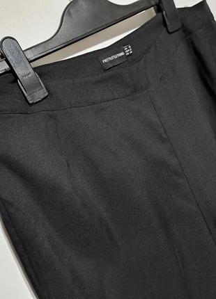 Высокий рост штаны палацо стройнящие фирменные черные широкие4 фото