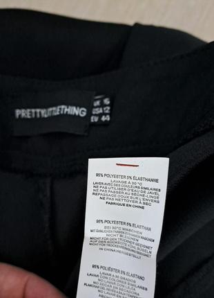 Высокий рост штаны палацо стройнящие фирменные черные широкие8 фото