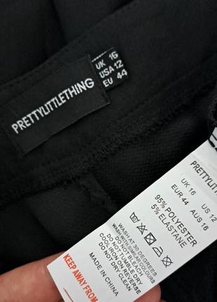 Высокий рост штаны палацо стройнящие фирменные черные широкие9 фото