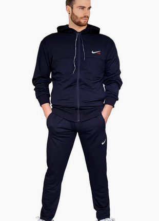 🔥якісний чоловічий спортивний костюм nike, трикотаж, 2xl/3xl розмір6 фото