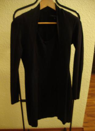 Чорне трикотажне плаття french connection