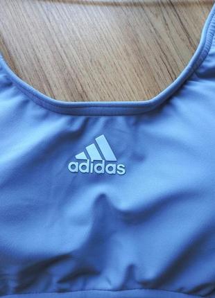 Adidas performance colorblock купальник цельный высокие плавки 38-размер оригинал коллекция 2022 ро6 фото