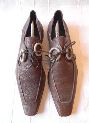 Муж.кожаные туфли cesare paciotti p.7 дл.ст 28-28,5 см5 фото