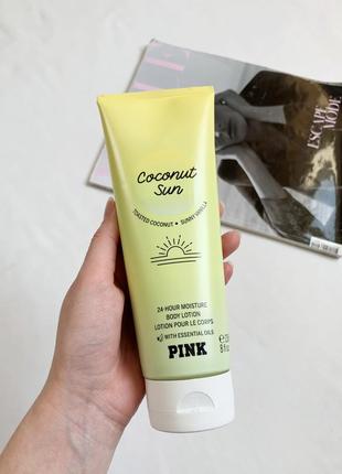 Парфюмированный лосьон для тела, victoria's secret coconut sun, оригинал