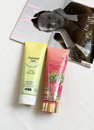 Парфумований лосьйон для тіла, victoria's secret coconut sun, оригінал5 фото