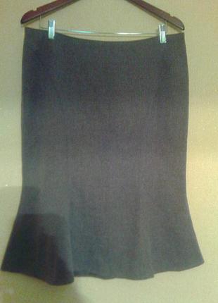 Стильная фирменная итальянская классическая юбка-миди от a&g р.л-ххл