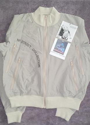 Новая куртка бомбер, ветровка.марка nf collection
