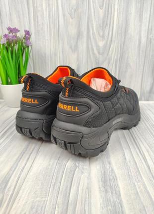 Кроссовки меррелл термо merrell ice cap moc thermo black orange3 фото