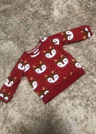 Сведрик на флисе, на 6-9 месяцев