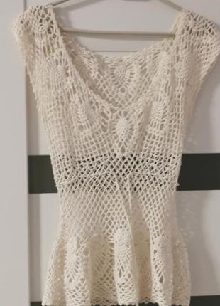 Дуже гарненька кофтина гачкового плетення