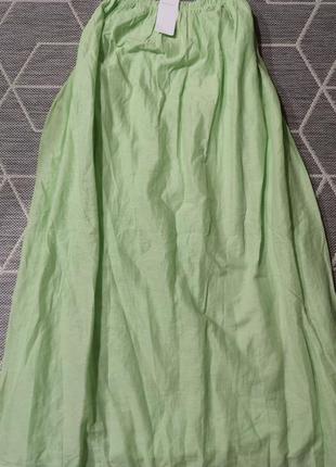 Льняной сарафан h&m