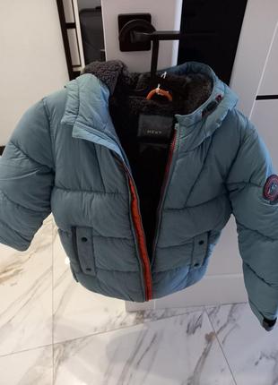 Курточка-пуховик next теплый на мальчиков 3месовок💣