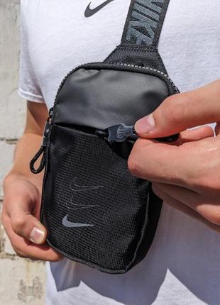 Сумка nike mini bag swoosh, месенджер найк, барсетка nike, барсетка nike swoosh8 фото