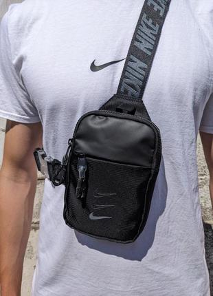 Сумка nike mini bag swoosh, месенджер найк, барсетка nike, барсетка nike swoosh5 фото