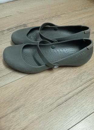 Crocs балетки,туфли w7