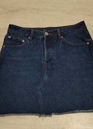 Стильная джинсовая юбка bikbok4 фото