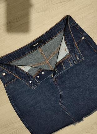 Стильная джинсовая юбка bikbok5 фото