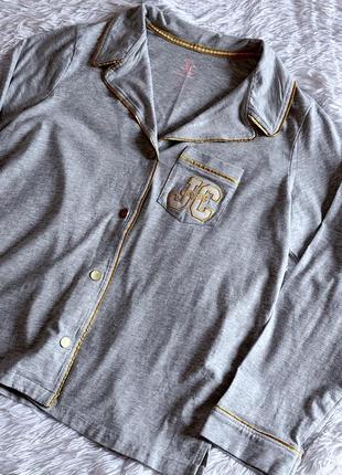 Стильная серая спальная рубашка juicy couture