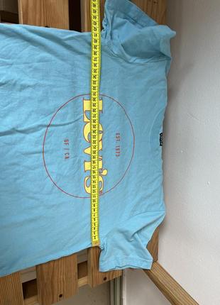 Футболка левіс levi’s голуба футболка 164 см для хлопця для хлопчика3 фото