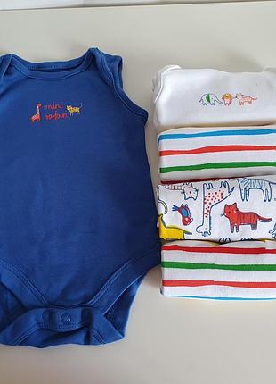 Боди без рукавчиков по 5 шт mothercare