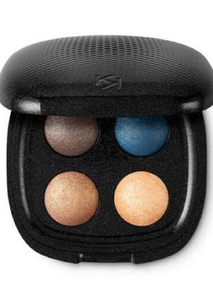 Kiko dark treasure eyeshadow palette 03 atmisferic teal