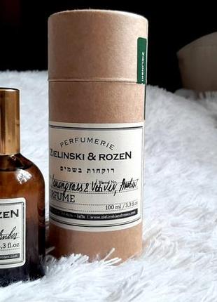 Zielinski & rozen lemongrass & vetiver, amber💥оригінал 1,5 мл розпив аромату